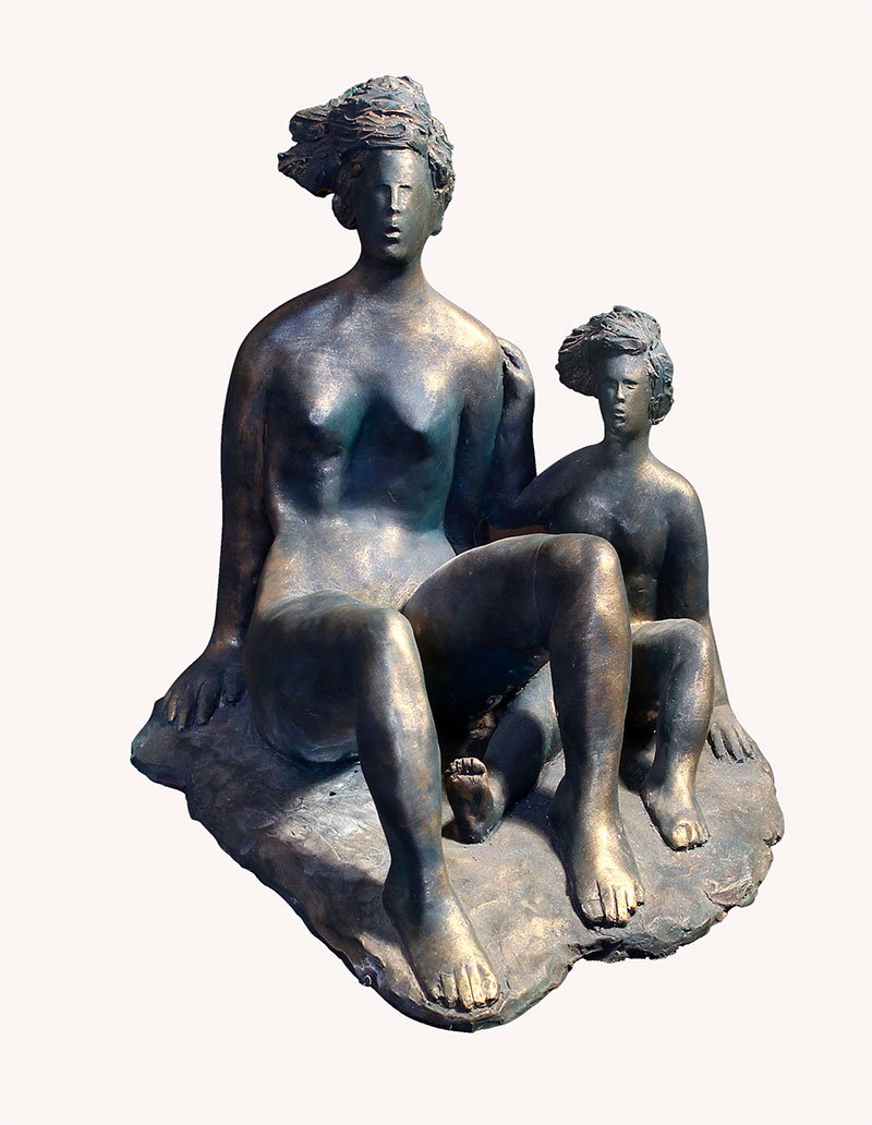 Donna con bambino 2   autentica n 116    2014